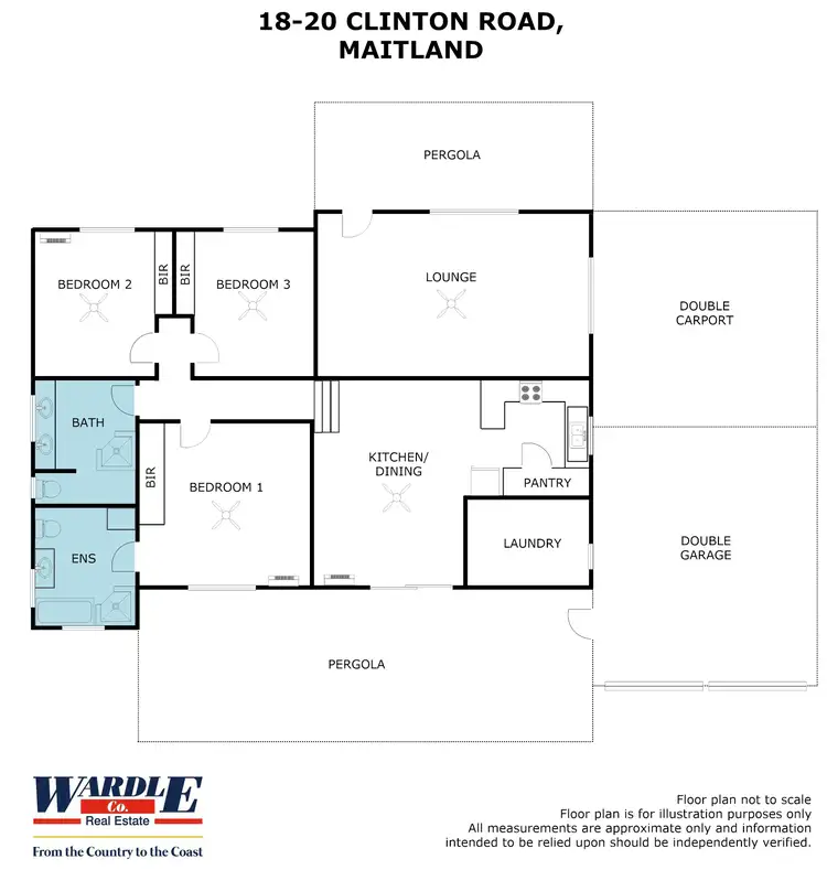 Floorplan of Homely house listing, 18-20 Clinton Rd, Maitland SA 5573
