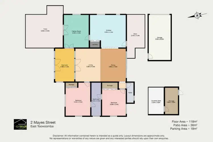Floorplan of Homely house listing, 2 Mayes St, East Toowoomba QLD 4350