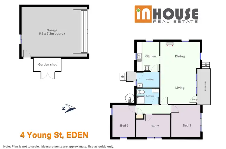 Floorplan of Homely house listing, 4 Young St, Eden NSW 2551