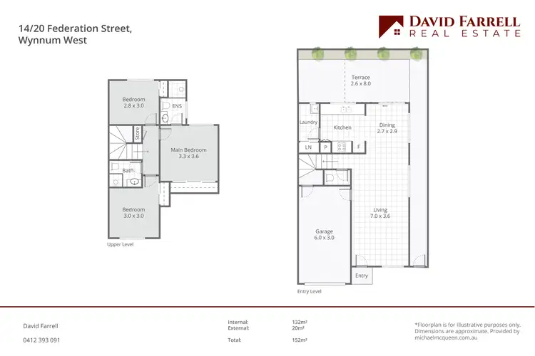 Floorplan of Homely townhouse listing, 14/20 Federation Street, Wynnum West QLD 4178