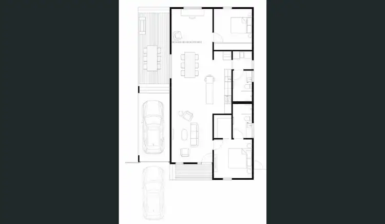 Floorplan of Homely townhouse listing, 2/8 Lawson Drive, Cobram VIC 3644