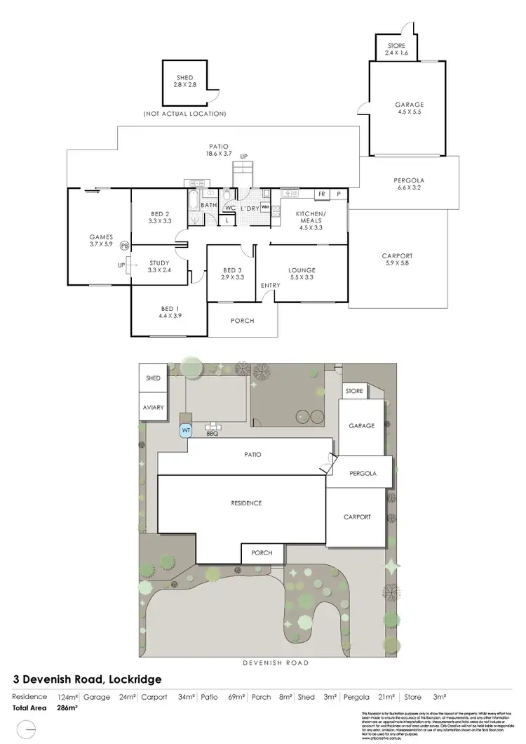 Floorplan of Homely house listing, 3 Devenish Rd, Lockridge WA 6054