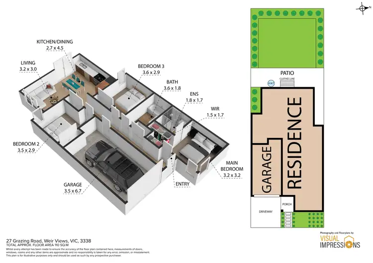 Floorplan of Homely house listing, 27 Grazing Road, Weir Views VIC 3338