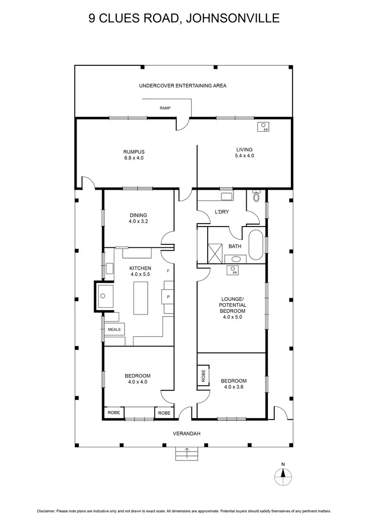 Floorplan of Homely house listing, 9 Clues Rd, Johnsonville VIC 3902