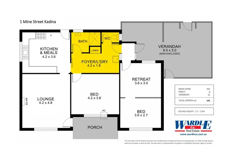 Floorplan of Homely house listing, 1 Mine St, Kadina SA 5554