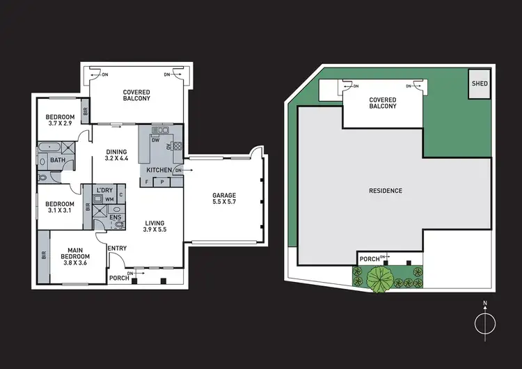Floorplan of Homely unit listing, Unit 1/120 Ahern Road, Pakenham VIC 3810