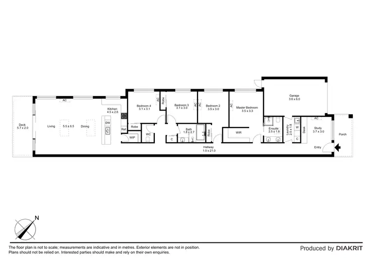 Floorplan of Homely house listing, 217A Military Rd, Avondale Heights VIC 3034