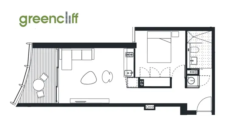 Floorplan of Homely apartment listing, 309/18 Park Lane, Chippendale NSW 2008