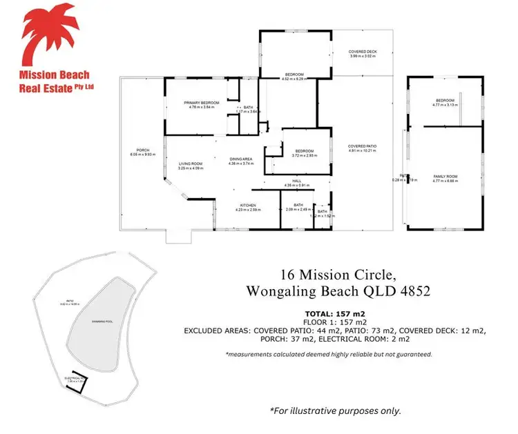 Floorplan of Homely house listing, 16 Mission Circle, Wongaling Beach QLD 4852