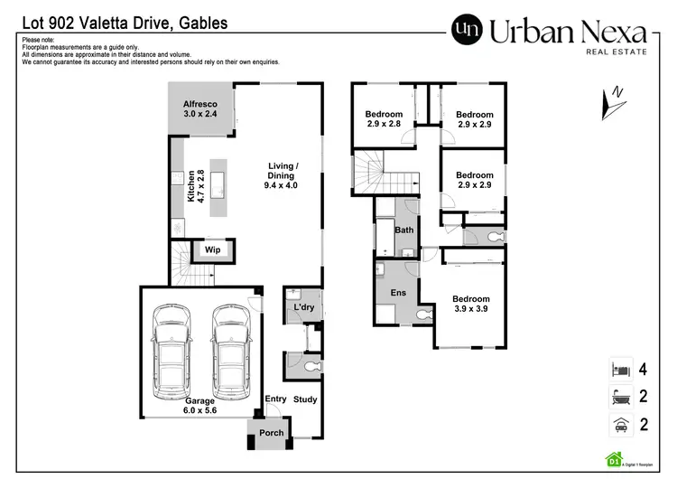 Floorplan of Homely house listing, LOT 902 Valletta Dr, Gables NSW 2765