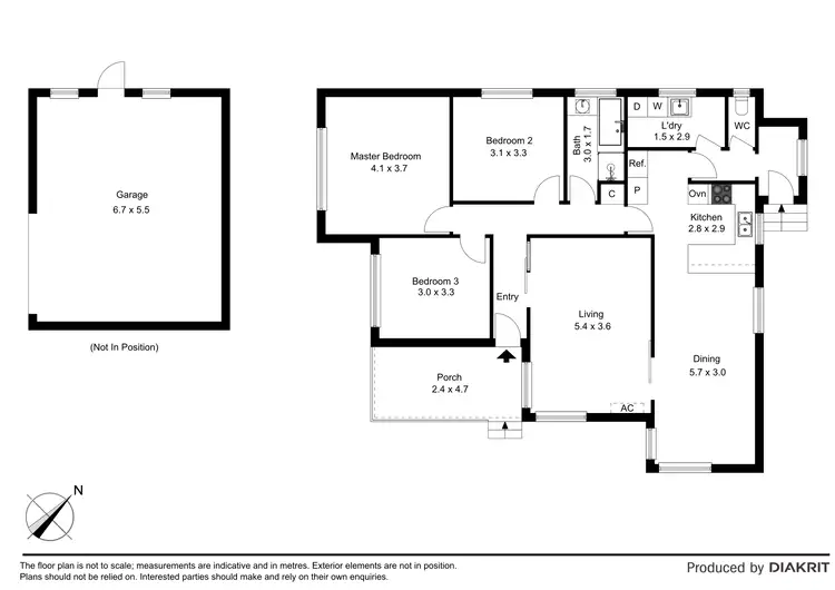Floorplan of Homely house listing, 8 Bordeaux Street, Avondale Heights VIC 3034