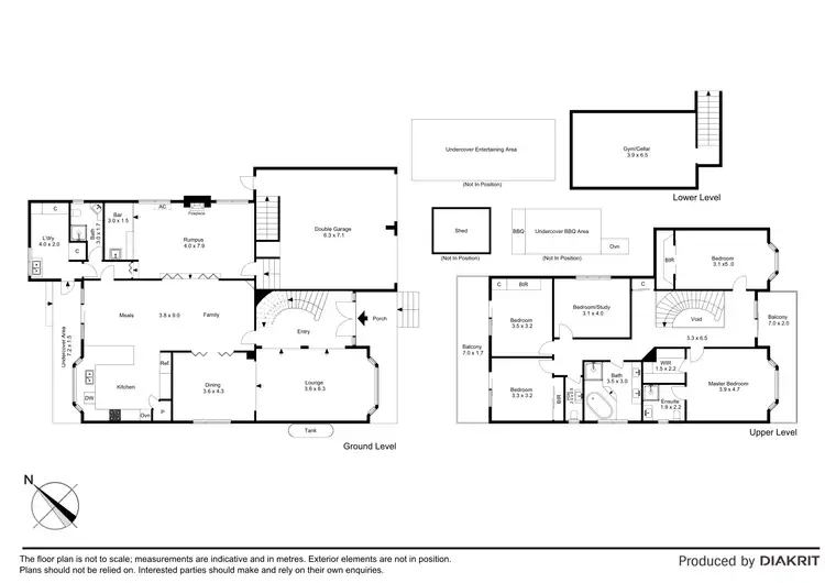 Floorplan of Homely house listing, 135 Riviera Road, Avondale Heights VIC 3034