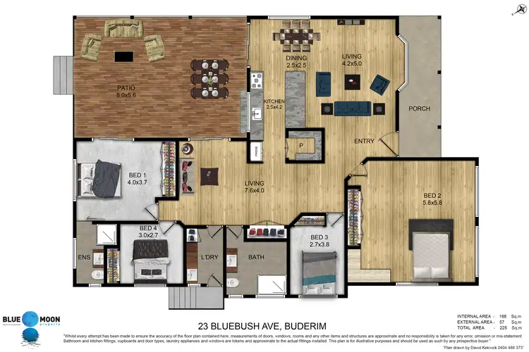 Floorplan of Homely house listing, 23 Bluebush Ave, Buderim QLD 4556
