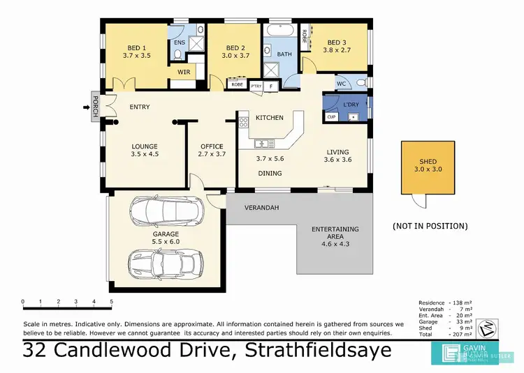 Floorplan of Homely house listing, 32 Candlewood Dr, Strathfieldsaye VIC 3551