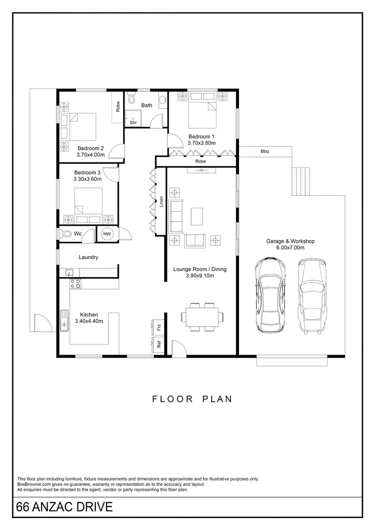 Floorplan of Homely house listing, 66 Anzac Drive, Kyogle NSW 2474