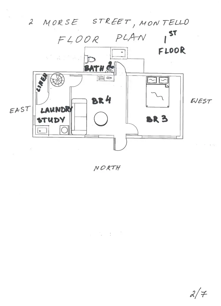 Floorplan of Homely house listing, 2 Morse Street, Montello TAS 7320