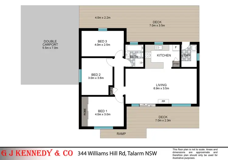 Floorplan of Homely rural property listing, 344 Williams Hill Rd, Talarm NSW 2447
