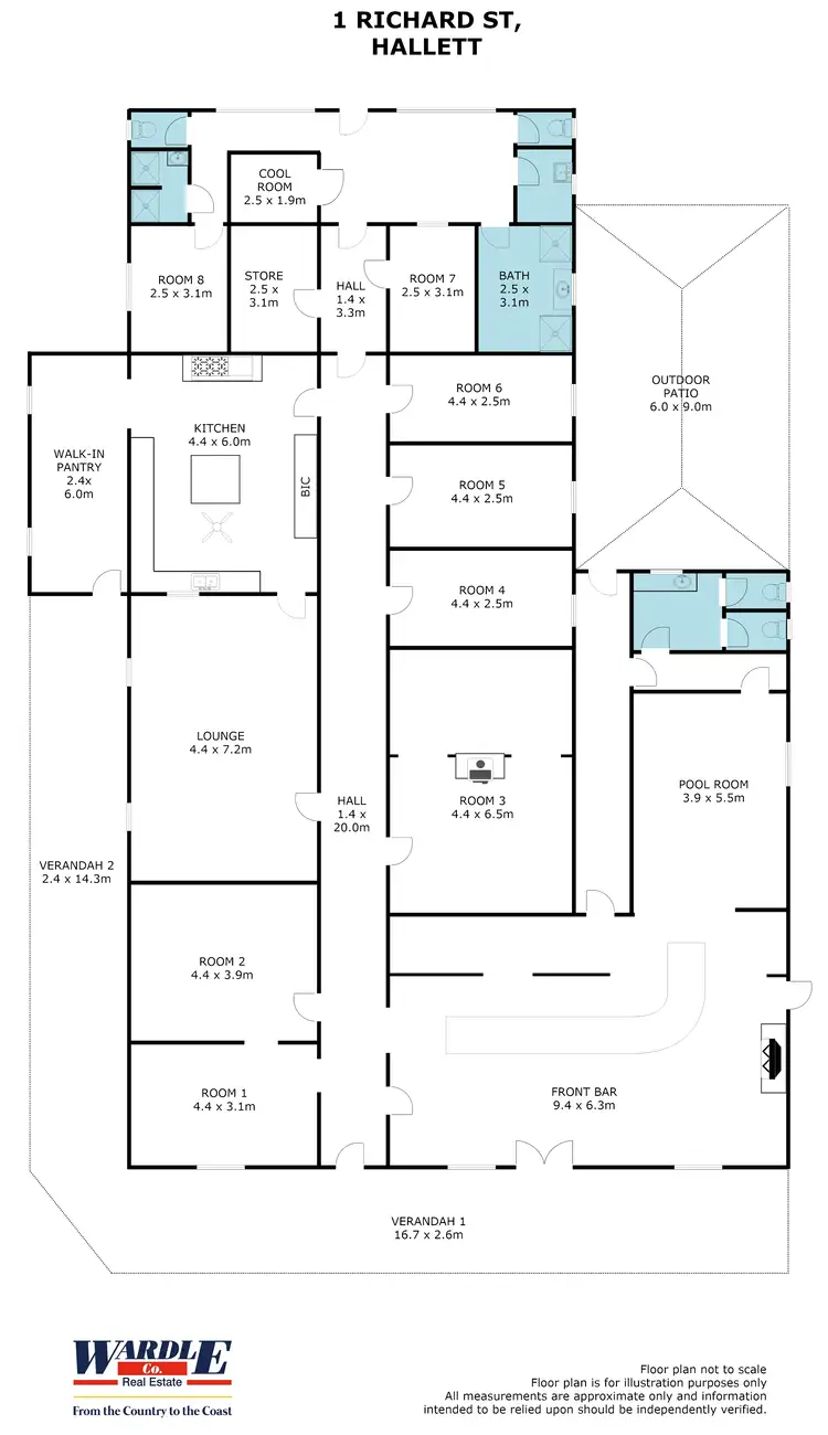Floorplan of Homely other listing, 1 Richard St, Hallett SA 5419