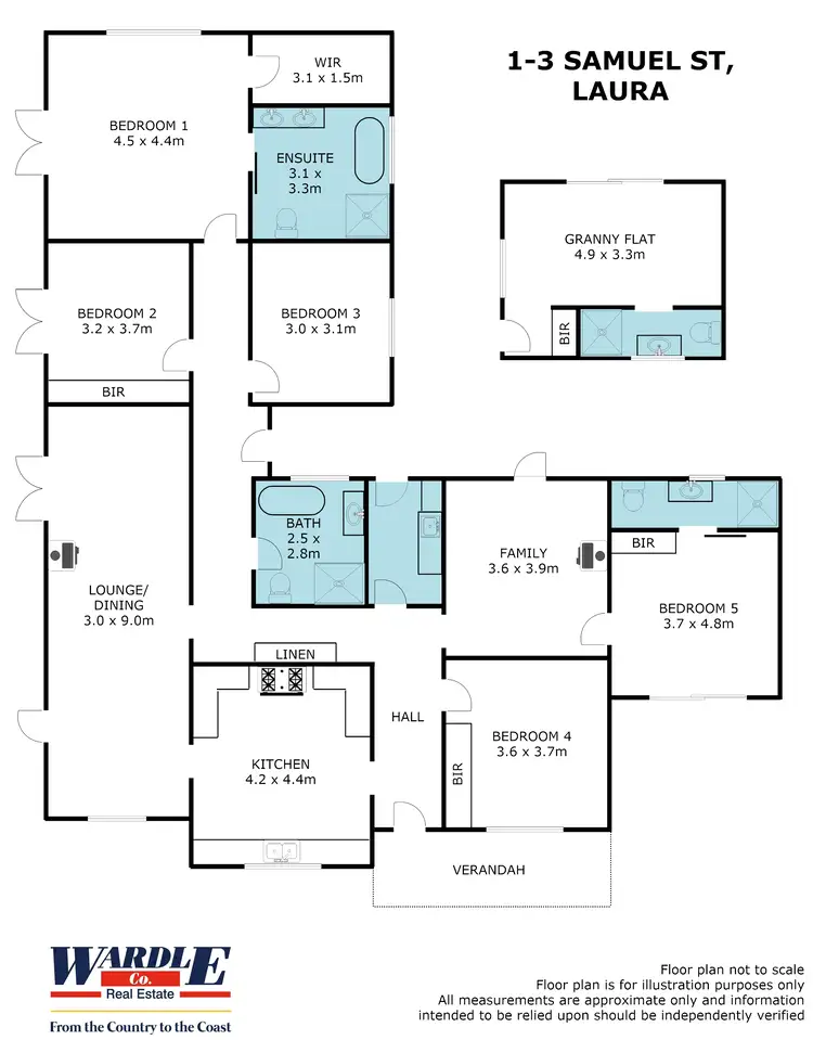 Floorplan of Homely house listing, 1-3 Samuel St, Laura SA 5480