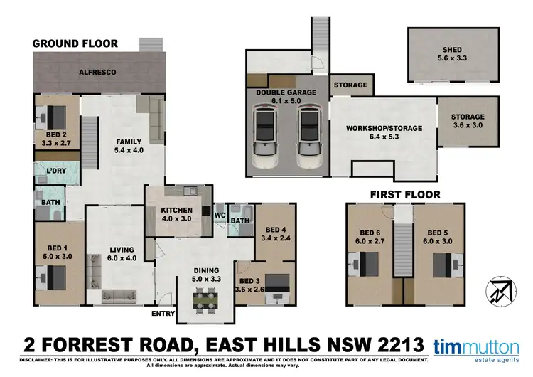 Floorplan of Homely house listing, 2 Forrest Rd, East Hills NSW 2213