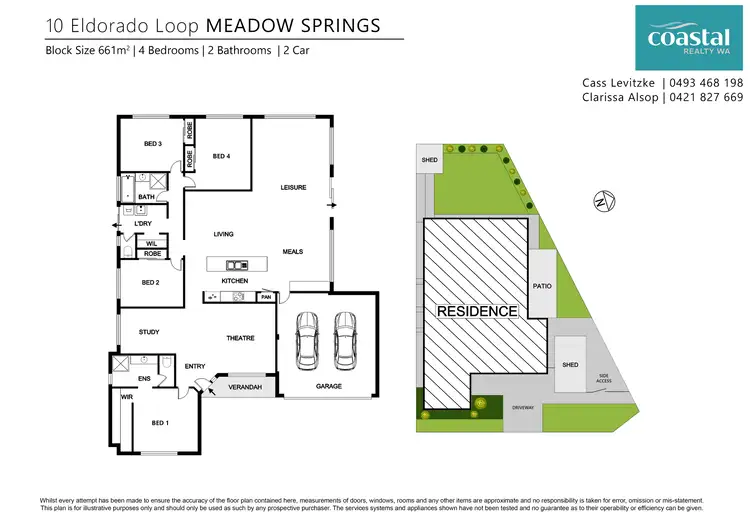 Floorplan of Homely house listing, 10 Eldorado Loop, Meadow Springs WA 6210
