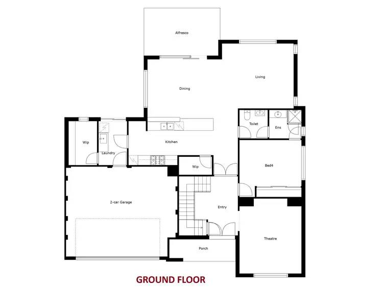 Floorplan of Homely house listing, 7 Upwey Street, Wellard WA 6170