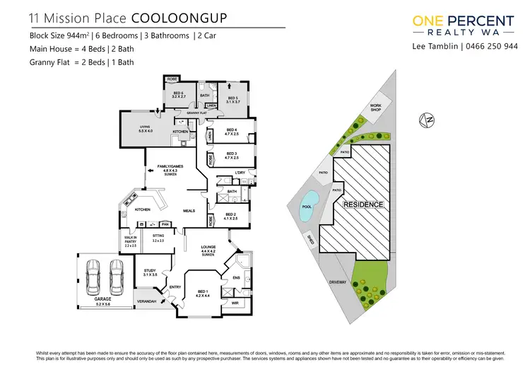 Floorplan of Homely house listing, 11 Mission Pl, Cooloongup WA 6168