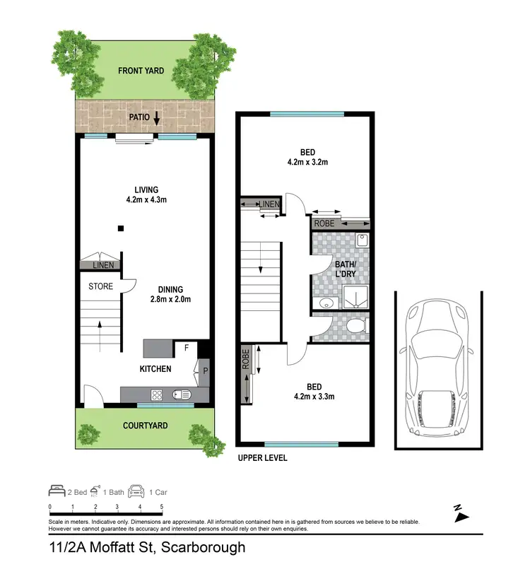 Floorplan of Homely unit listing, 11/2A Moffatt Street, Scarborough QLD 4020