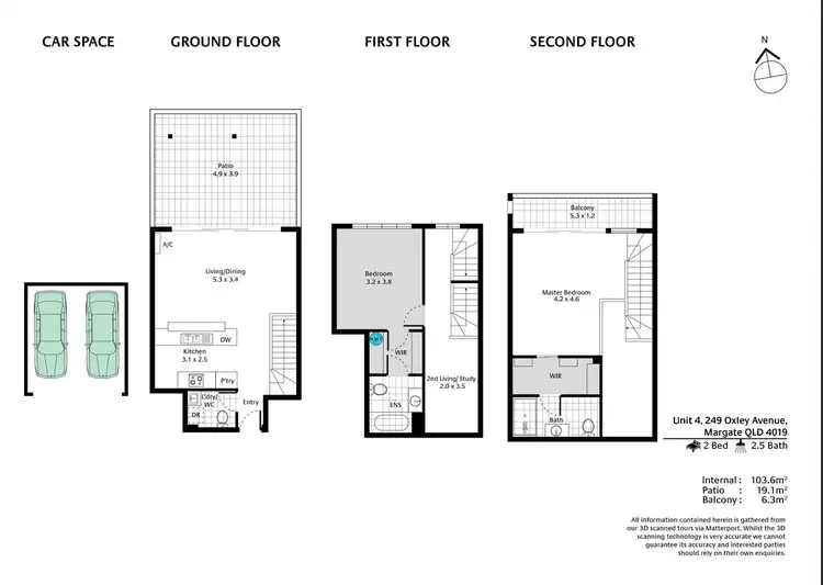 Floorplan of Homely unit listing, 4/249 Oxley Avenue, Margate QLD 4019