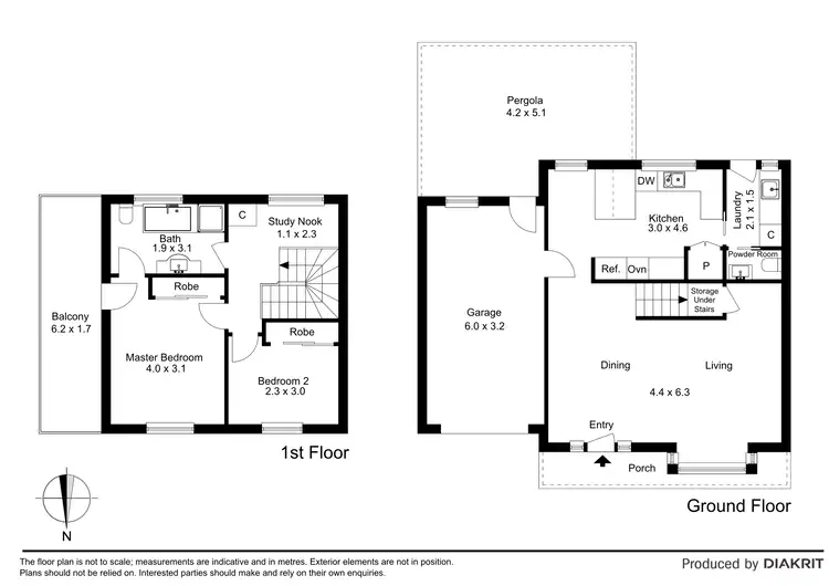 Floorplan of Homely townhouse listing, 1A Centreway, Keilor East VIC 3033