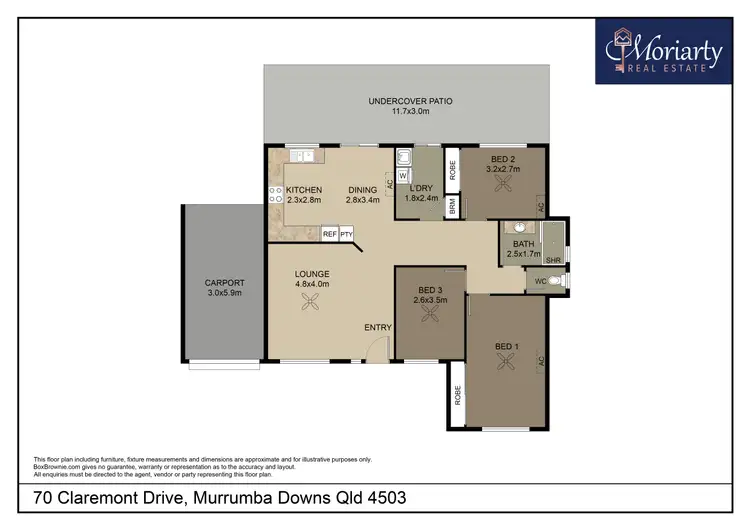 Floorplan of Homely house listing, 70 Claremont Dr, Murrumba Downs QLD 4503