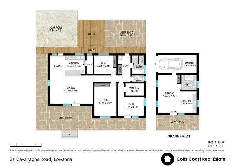 Floorplan of Homely house listing, 21 Cavanaghs Rd, Lowanna NSW 2450