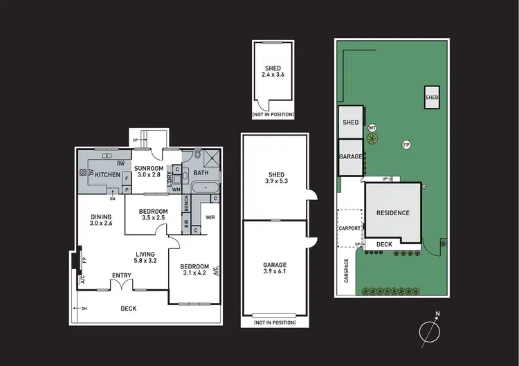 Floorplan of Homely house listing, 1 Warneet Road, Warneet VIC 3980
