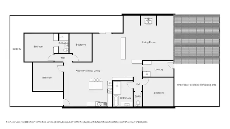 Floorplan of Homely house listing, 8 Sundial Ave, Halls Gap VIC 3381