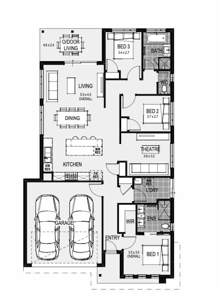 Floorplan of Homely house listing, Lot 7 Epping Kilmore Road - Timber Place, Wandong VIC 3758