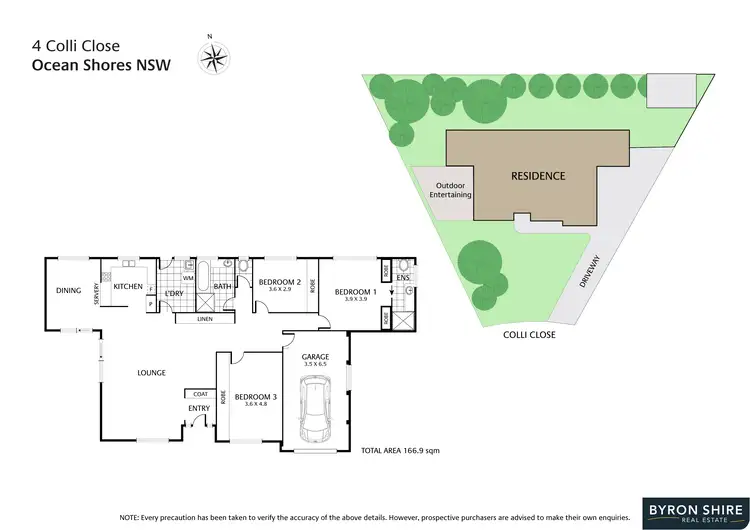 Floorplan of Homely house listing, 4 Colli Close, Ocean Shores NSW 2483