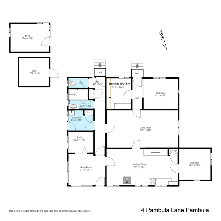 Floorplan of Homely house listing, 4 Pambula Lane, Pambula NSW 2549