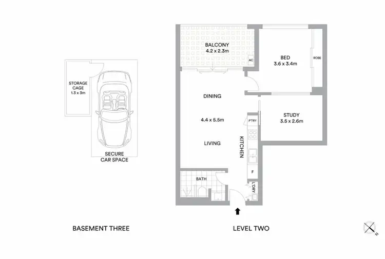 Floorplan of Homely apartment listing, Unit 38/2-8 James Street, Carlingford NSW 2118