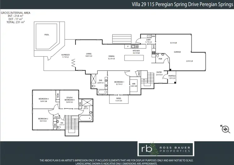 Floorplan of Homely house listing, Villa 29/115 Peregian Springs Dr, Peregian Springs QLD 4573