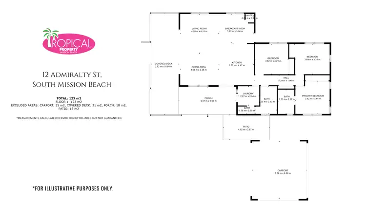 Floorplan of Homely house listing, 12 Admiralty St, South Mission Beach QLD 4852