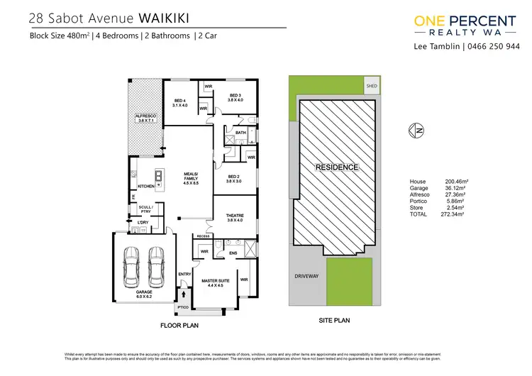 Floorplan of Homely house listing, 28 Sabot Ave, Waikiki WA 6169