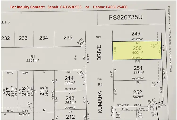 Floorplan of Homely land listing, 8 Kumara Drive, Manor Lakes VIC 3024