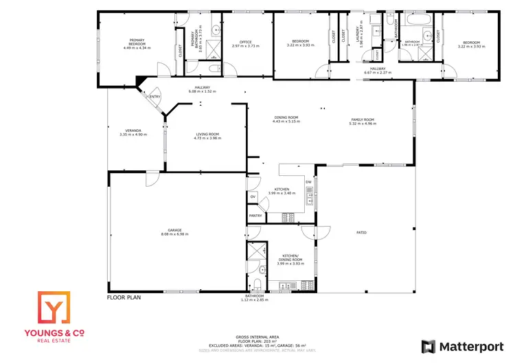 Floorplan of Homely house listing, 7 Hepburn Pl, Kialla VIC 3631
