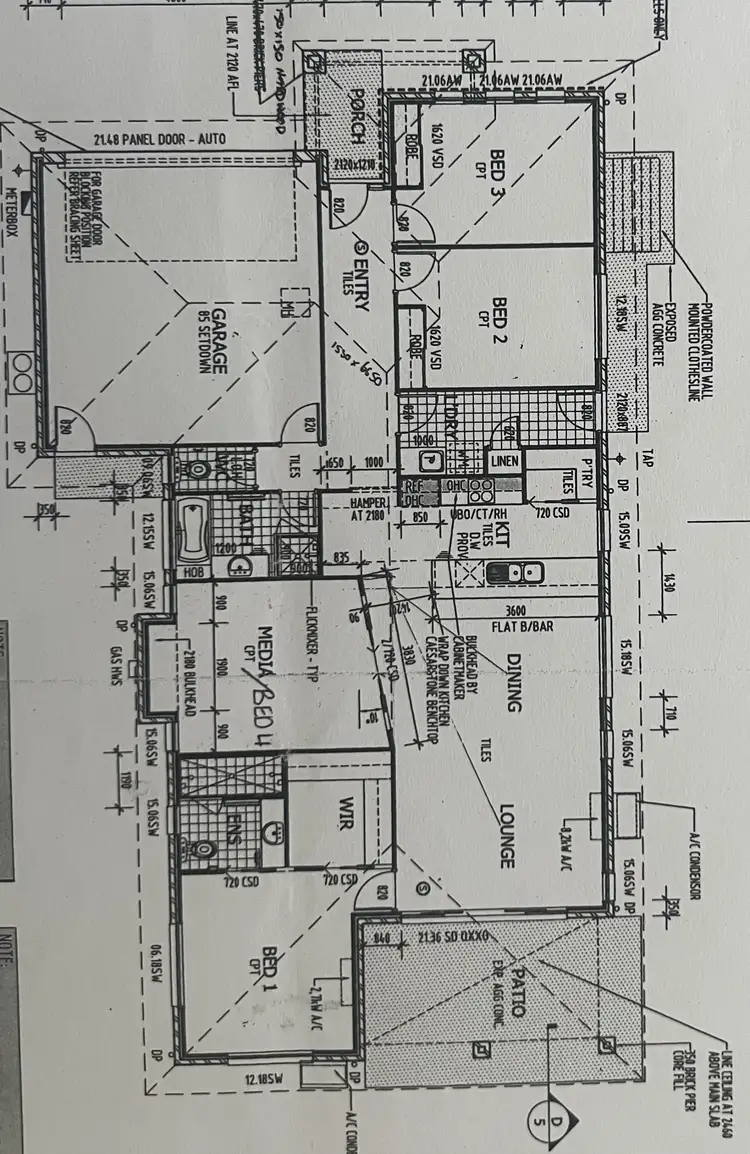 Floorplan of Homely house listing, 61 Hoffman Drive, Marian QLD 4753