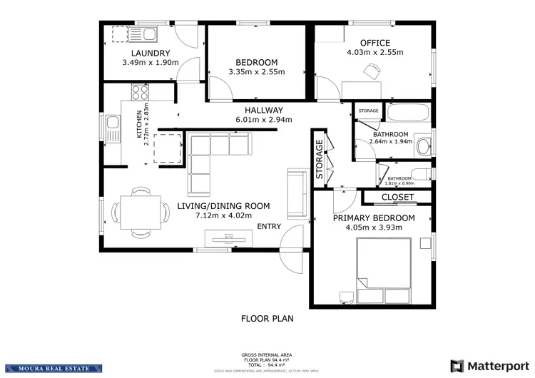 Floorplan of Homely house listing, 2 Rogers Street, Moura QLD 4718