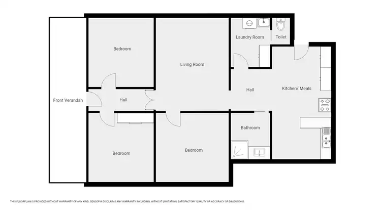 Floorplan of Homely house listing, 5 Lake Rd, Stawell VIC 3380