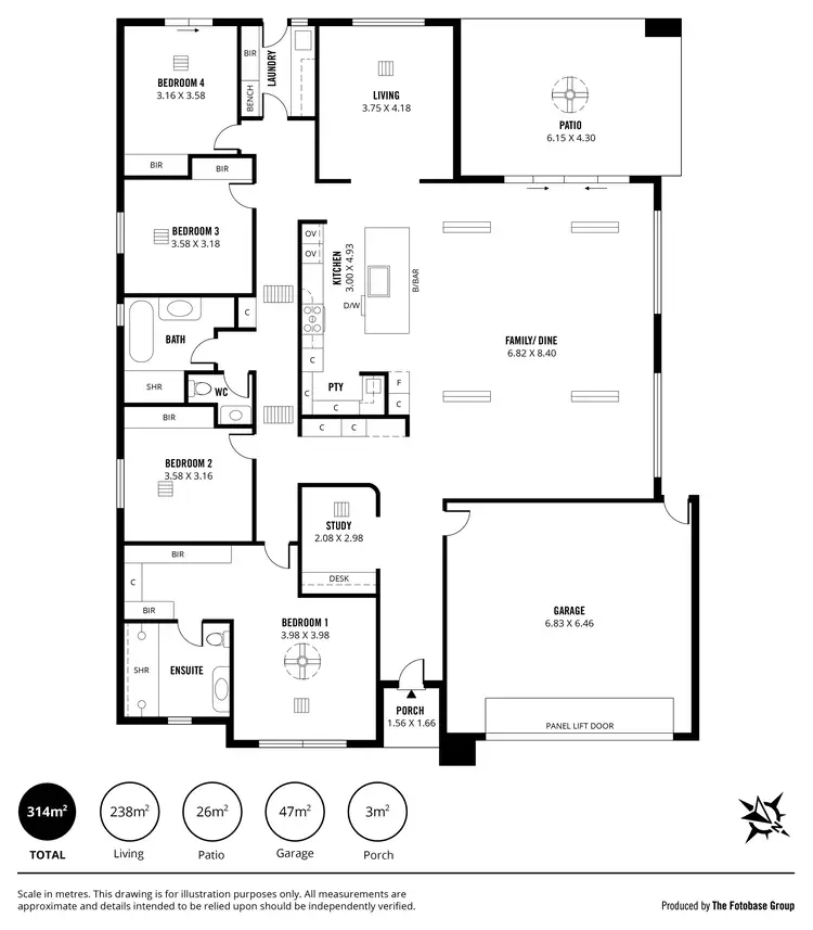 Floorplan of Homely house listing, 4 Rogers Ct, Aldgate SA 5154