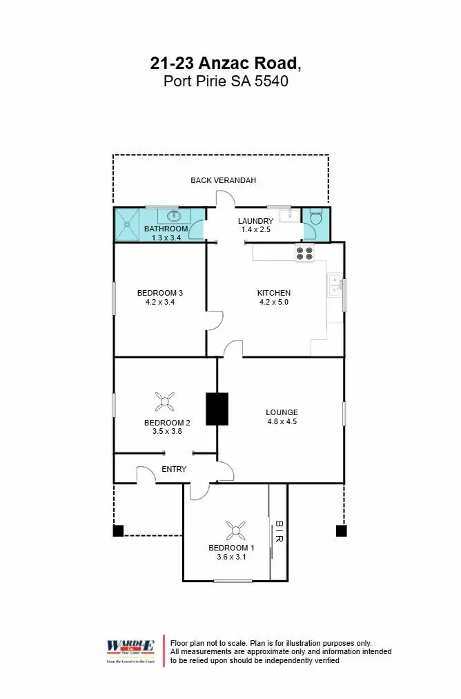 Floorplan of Homely house listing, 21-23 Anzac Rd, Port Pirie SA 5540