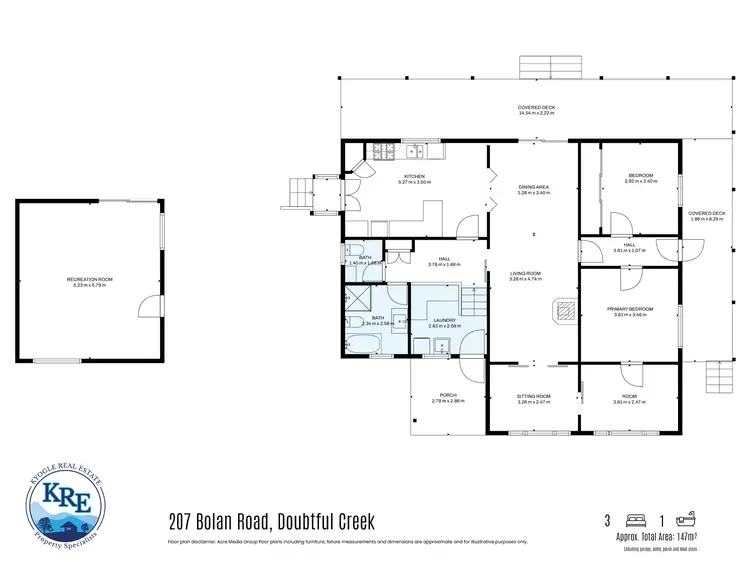 Floorplan of Homely house listing, 207 Bolan Road, Kyogle NSW 2474