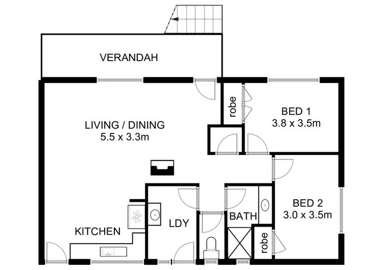 Floorplan of Homely rural property listing, 115 Gallaghers Rd, Tipperary NSW 2429